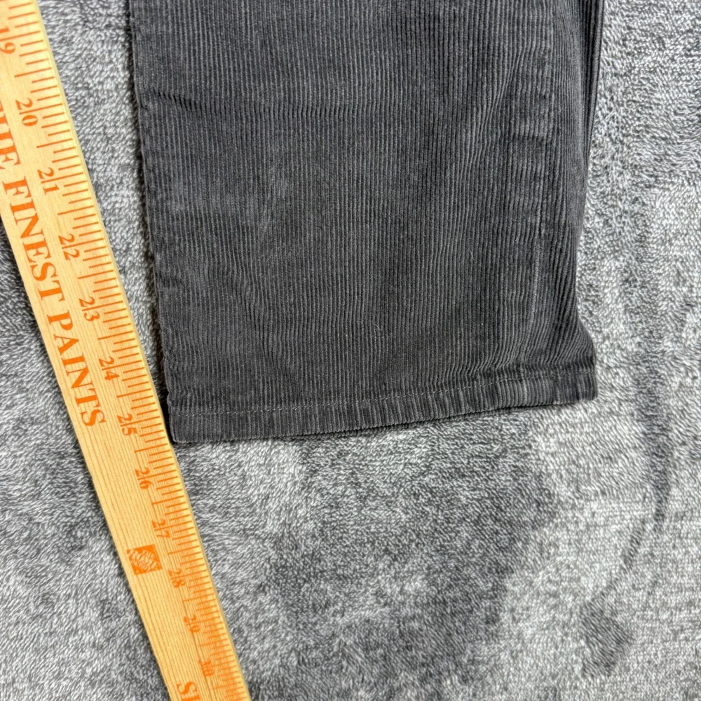 Lot of 2 Banana Republic Pima Cotton Corduroy Pants Men's Fit 30x25.5 Black Tan